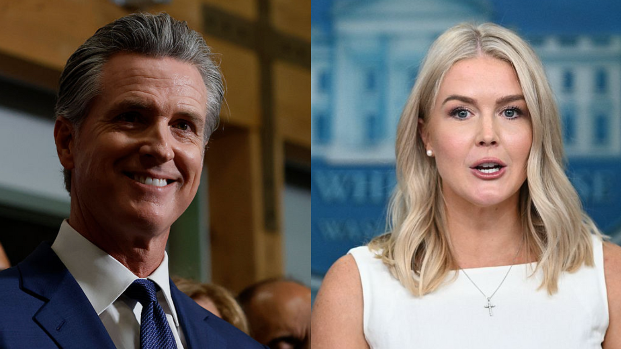 Gavin Newsom; Karoline Leavitt