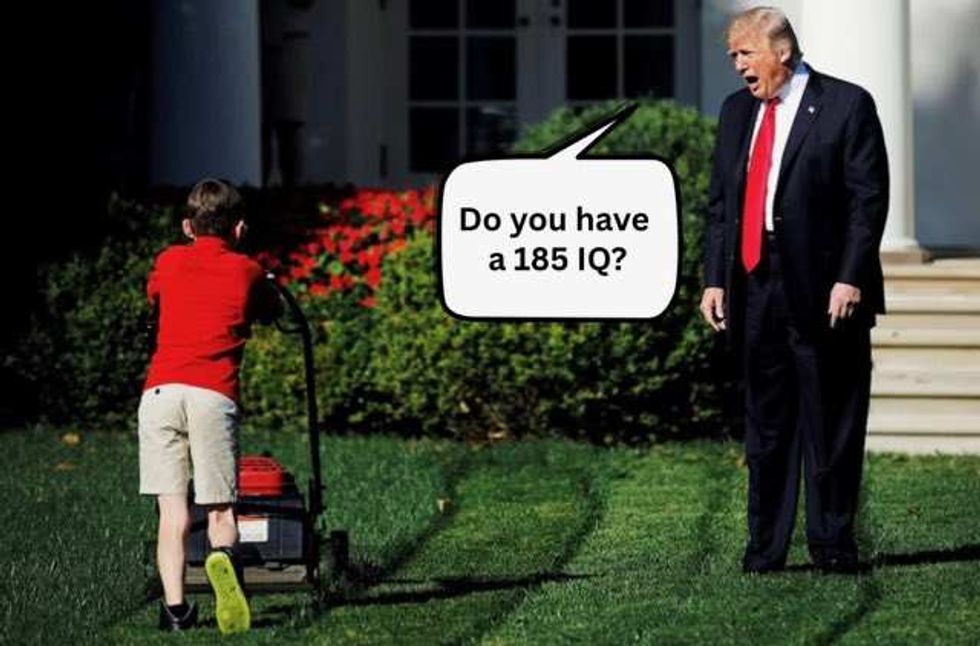 Gavin Newsom's Trump meme