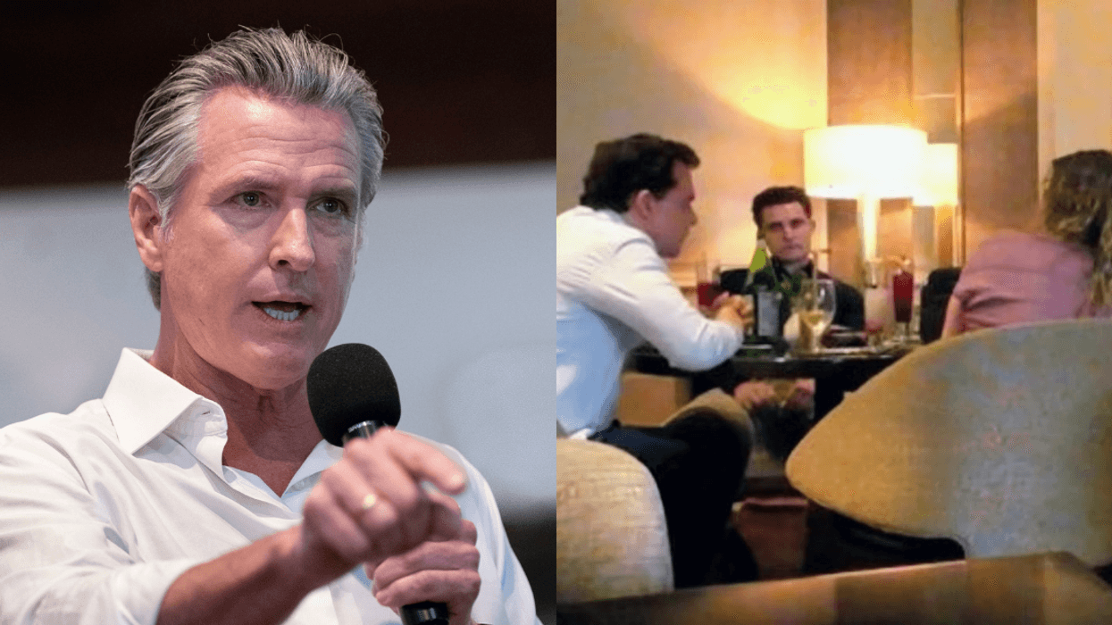 Gavin Newsom; screenshot from 60 Minutes