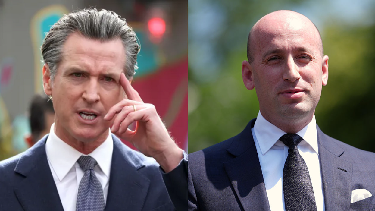 Gavin Newsom; Stephen Miller