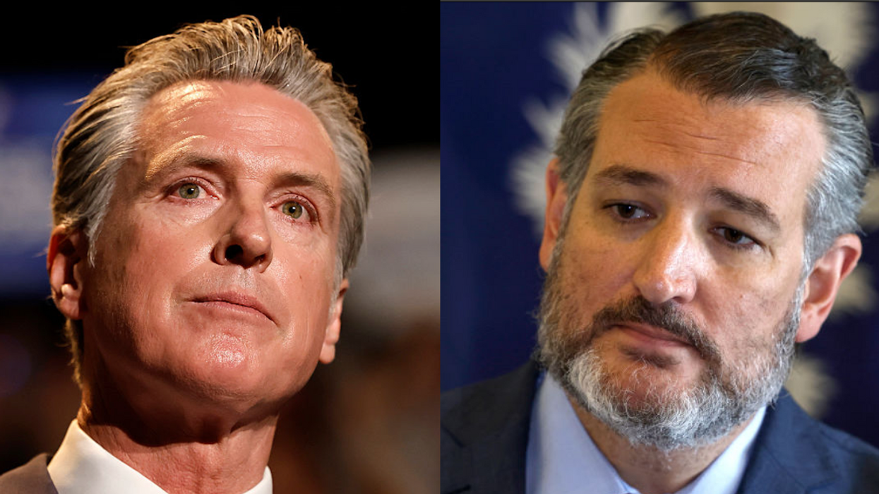 Gavin Newsom; Ted Cruz