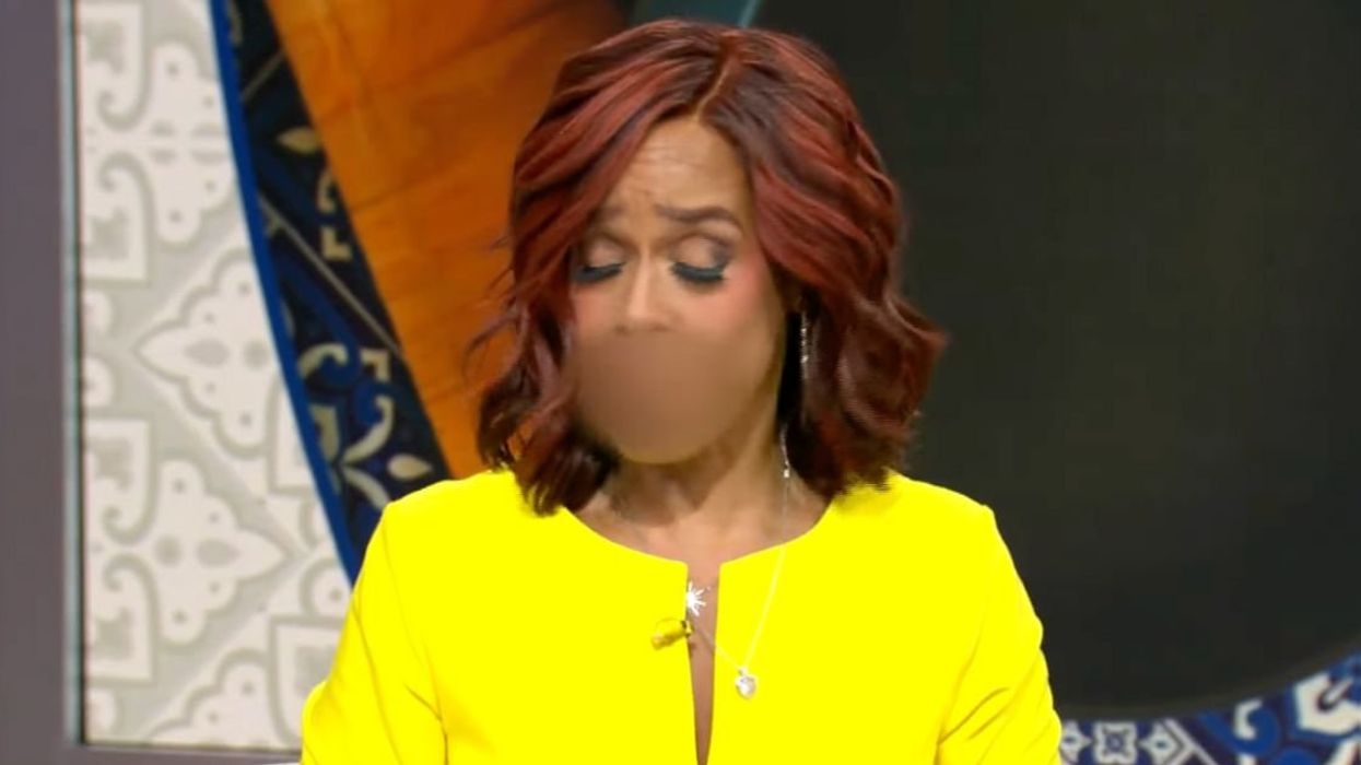 Gayle King being censored