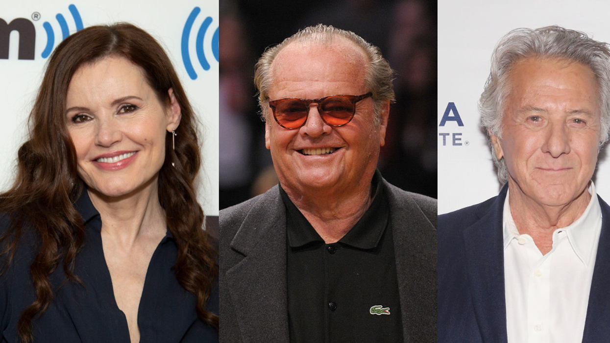 Geena Davis; Jack Nicholson; Dustin Hoffman
