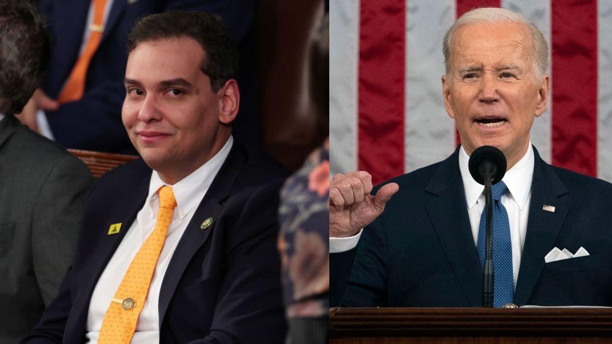 George Santos; President Joe Biden
