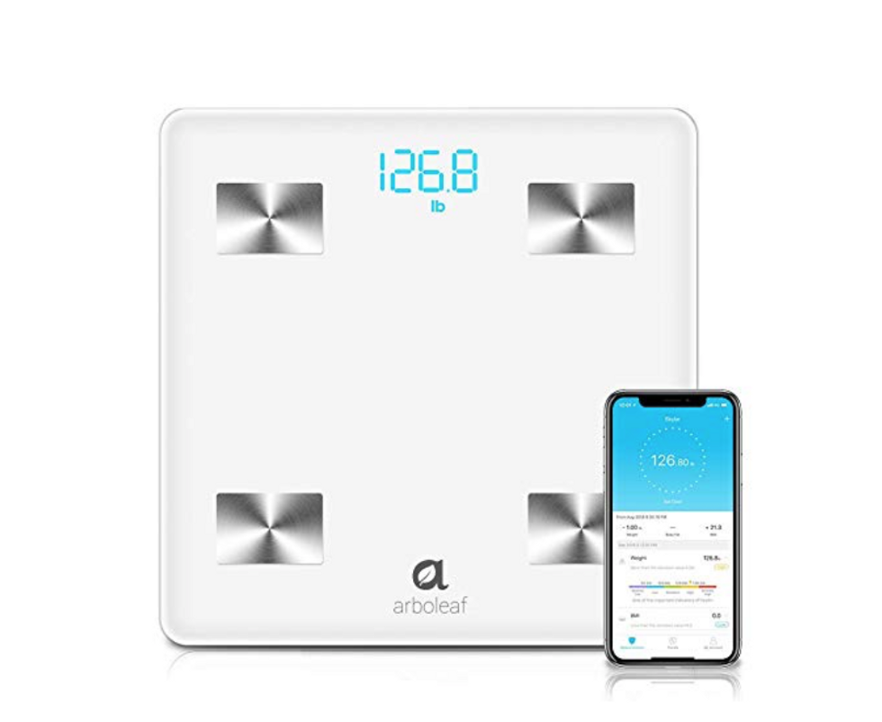 Get the Arboleaf Bluetooth Smart Scale on Amazon
