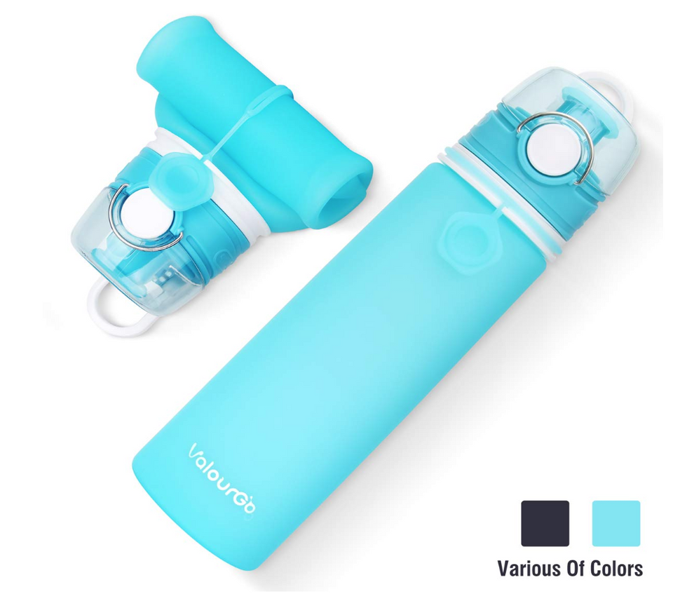 Get the Valourgo Collapsable Sports Water Bottle on Amazon