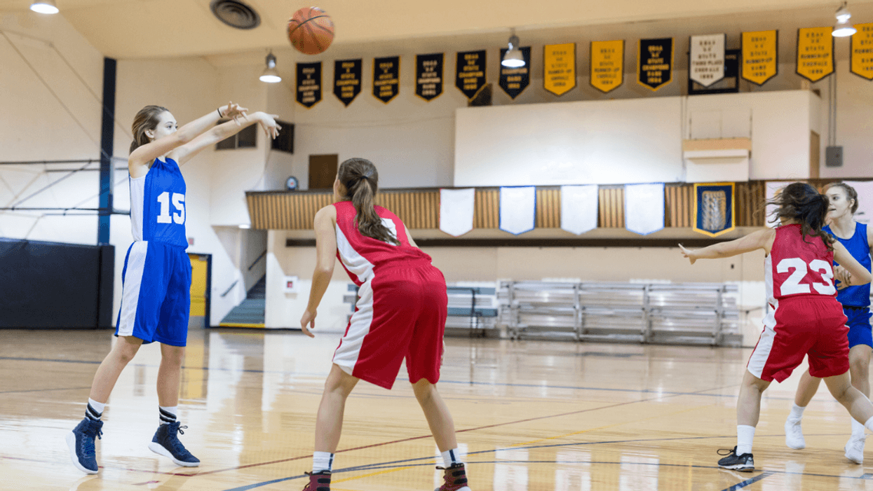 Girls' basketball game