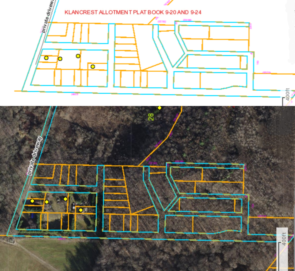 GIS maps for Klancrest
