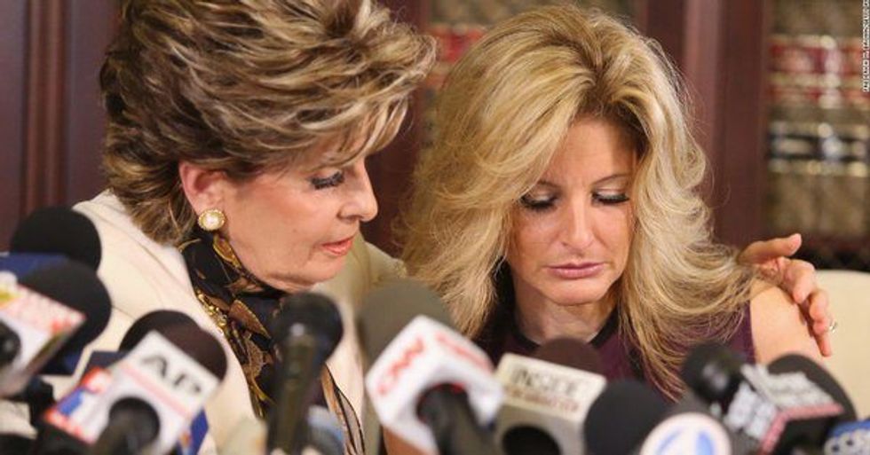 Gloria Allred and Summer Zervos