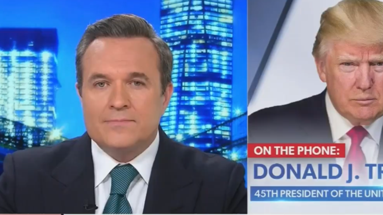 Greg Kelly and Donalf Trump