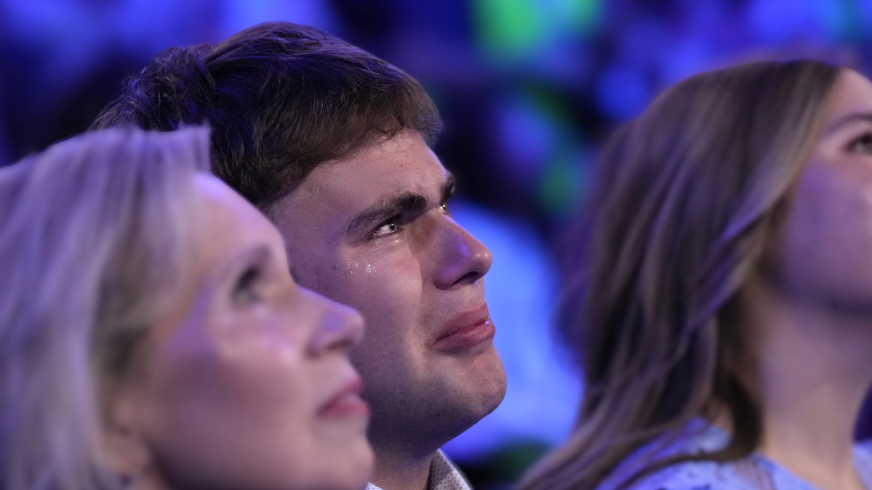 Gwen, Gus, and Hope Walz