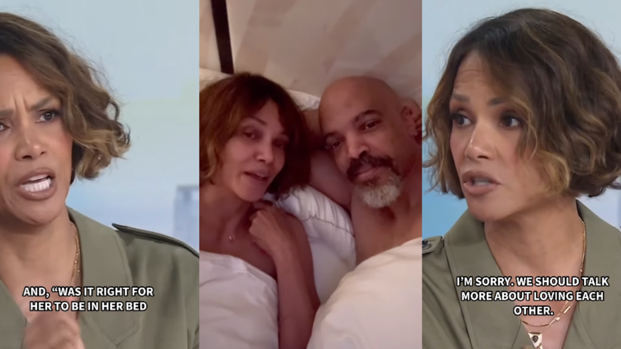 Halle Berry on Today with Jenna & Friends; Halle Berry with Van Hunt at home