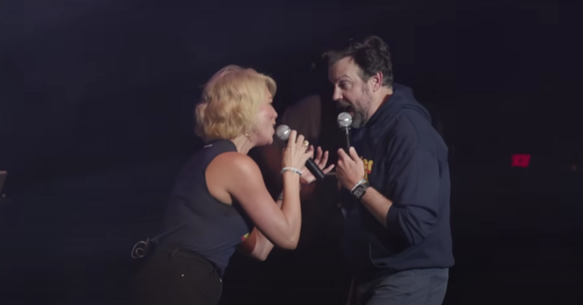 Hannah Waddingham and Jason Sudeikis