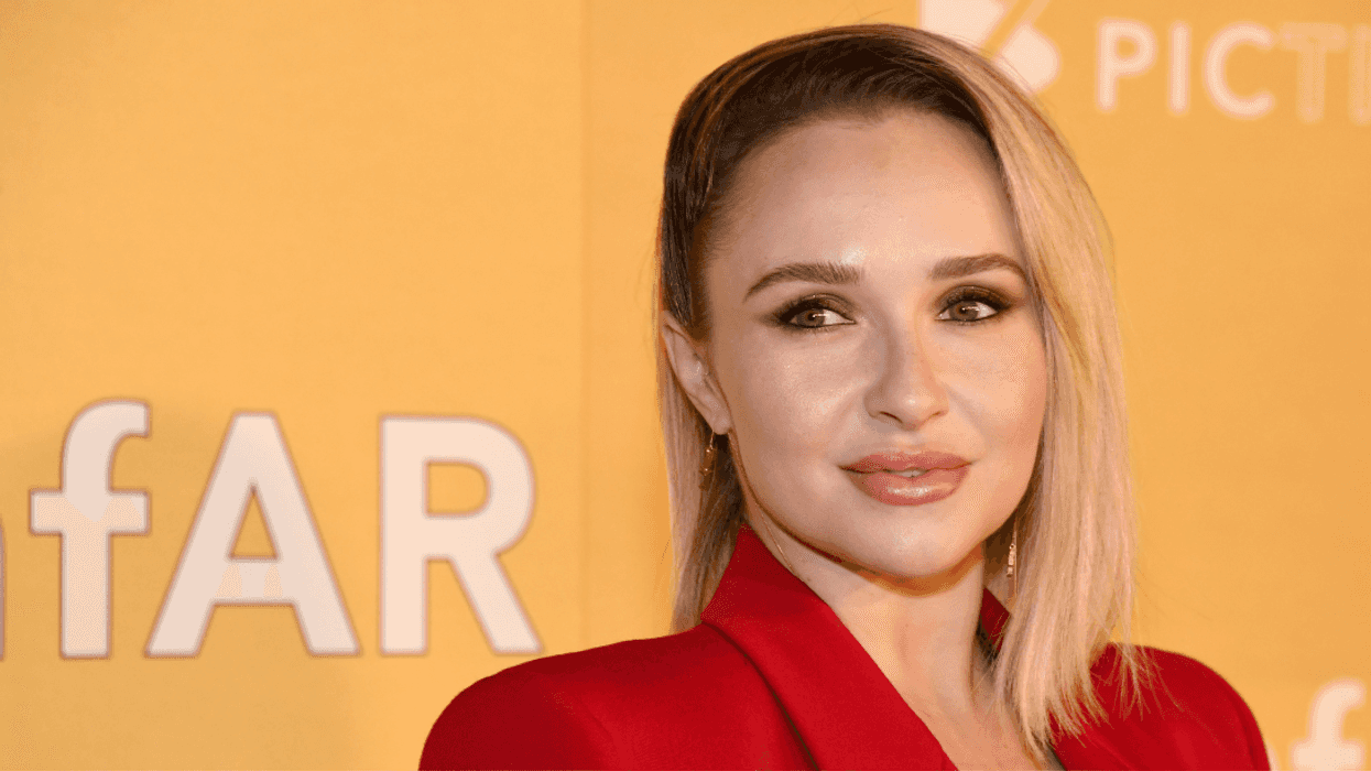 Hayden Panettiere attends amfAR Gala Los Angeles 2022 at Pacific Design Center.