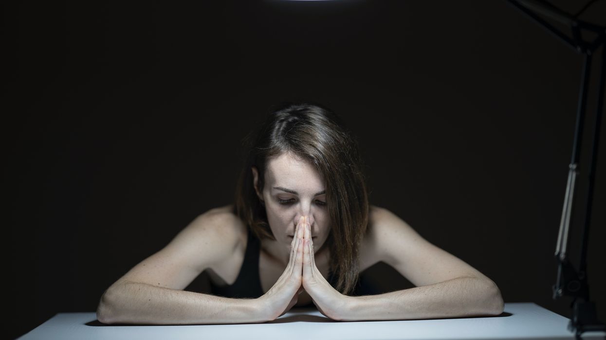 Heartbroken woman