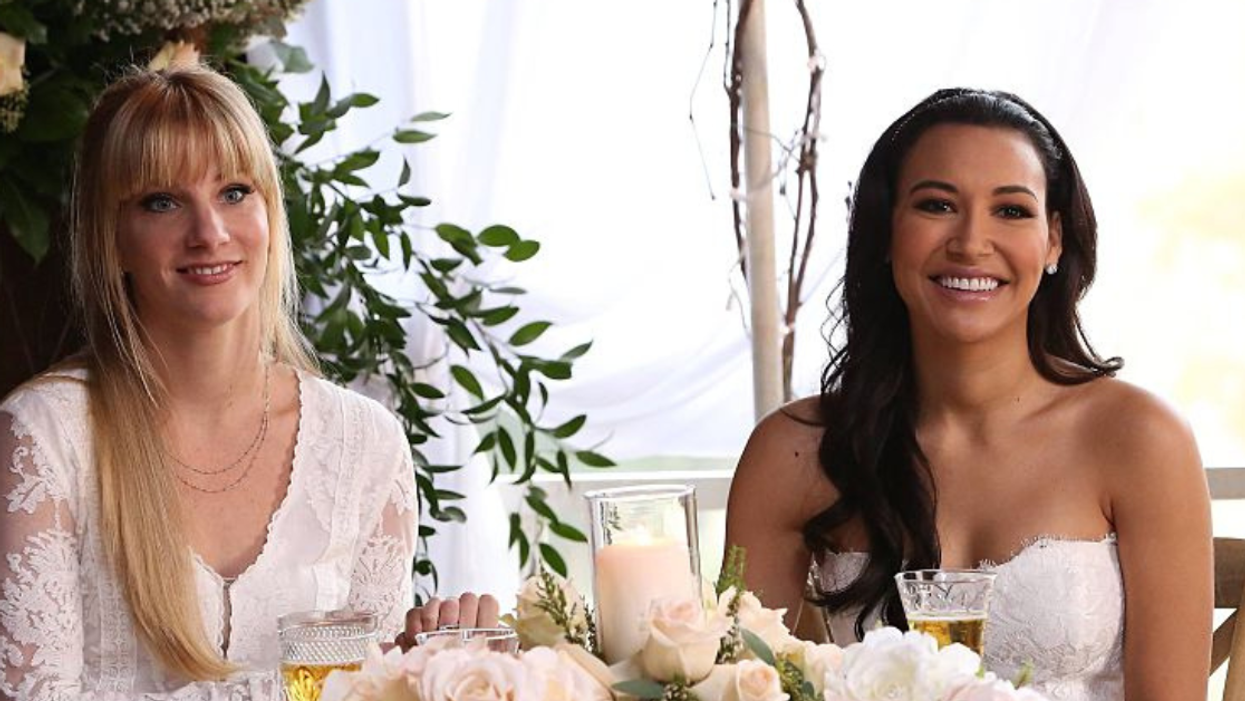 Heather Morris and Naya Rivera