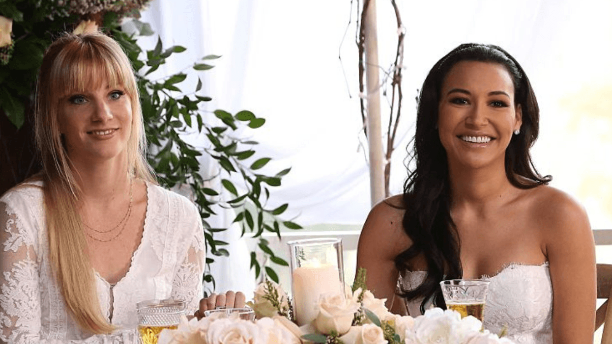Heather Morris and Naya Rivera