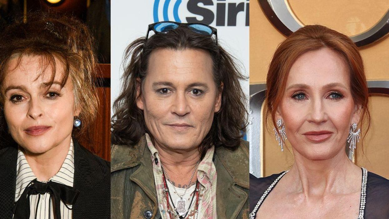 Helena Bonham Carter; Johnny Depp; JK Rowling
