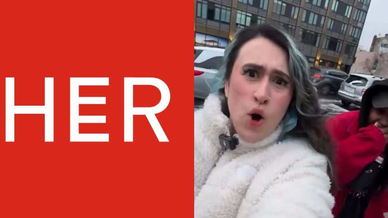 HER dating app logo; content creator @melisa.suzan