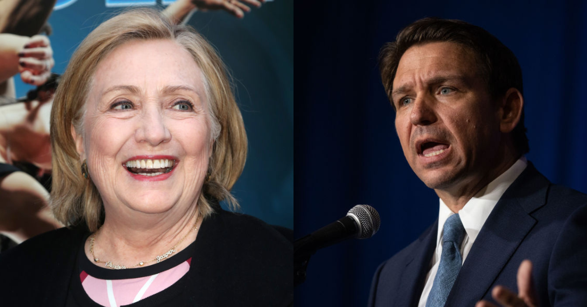 Hillary Clinton; Ron DeSantis