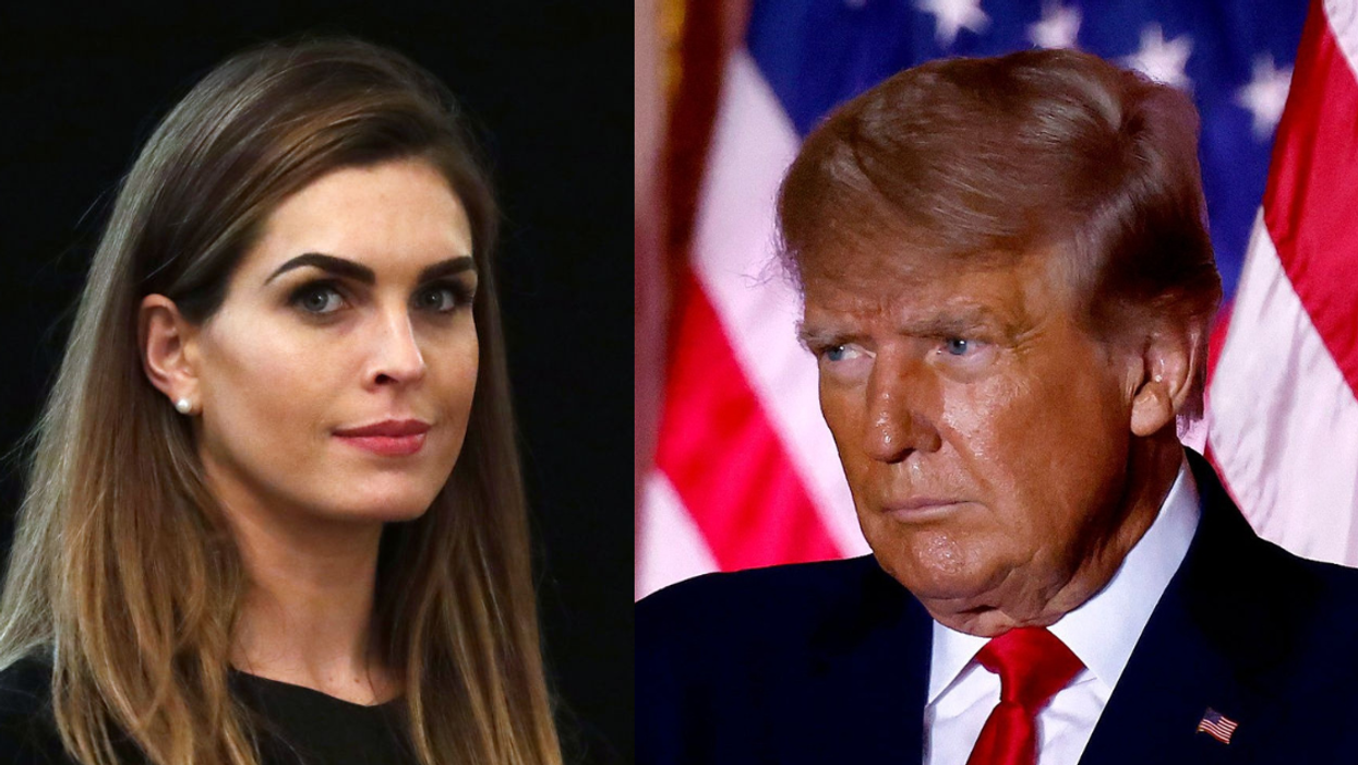 Hope Hicks; Donald Trump