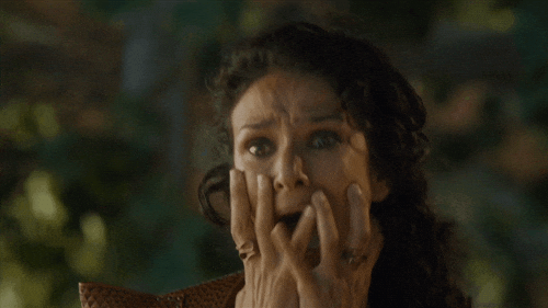 horrified GIF