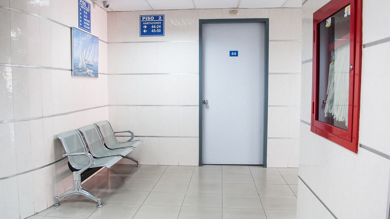 hospital waiting area