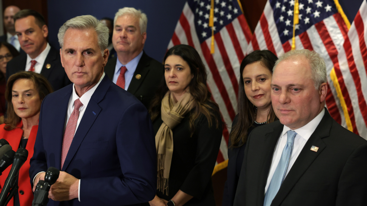 House Republican leadership gather for a presser
