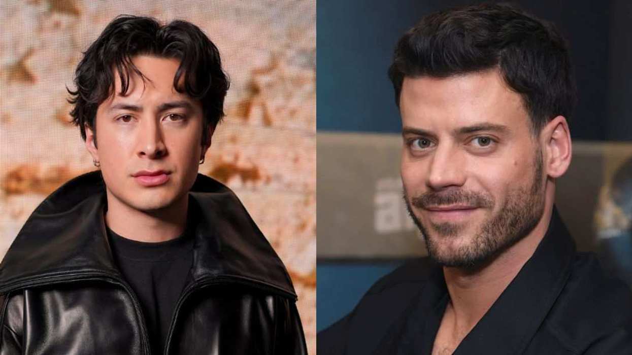 Hudson Williams (left) and François Arnaud (right)