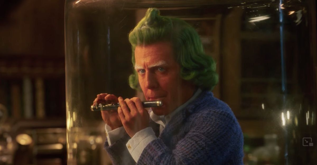 Hugh Grant in "Wonka"