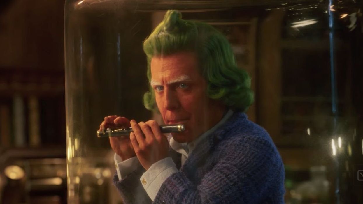 Hugh Grant in "Wonka"