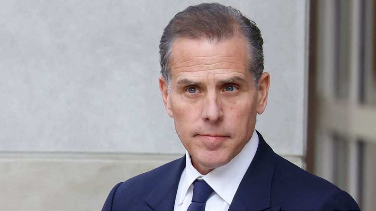 Hunter Biden departs the J. Caleb Boggs Federal Building, while standing trial for felony gun charges.