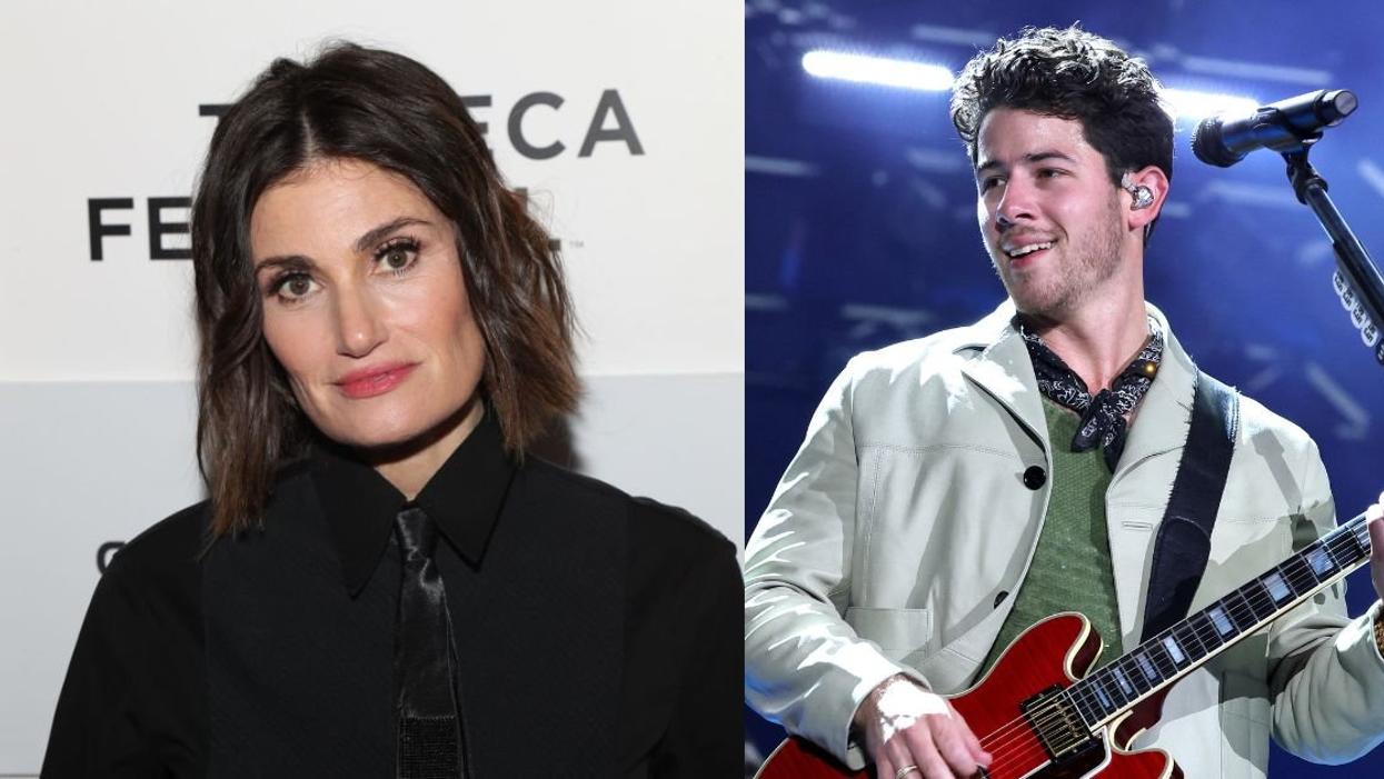 Idina Menzel; Nick Jonas
