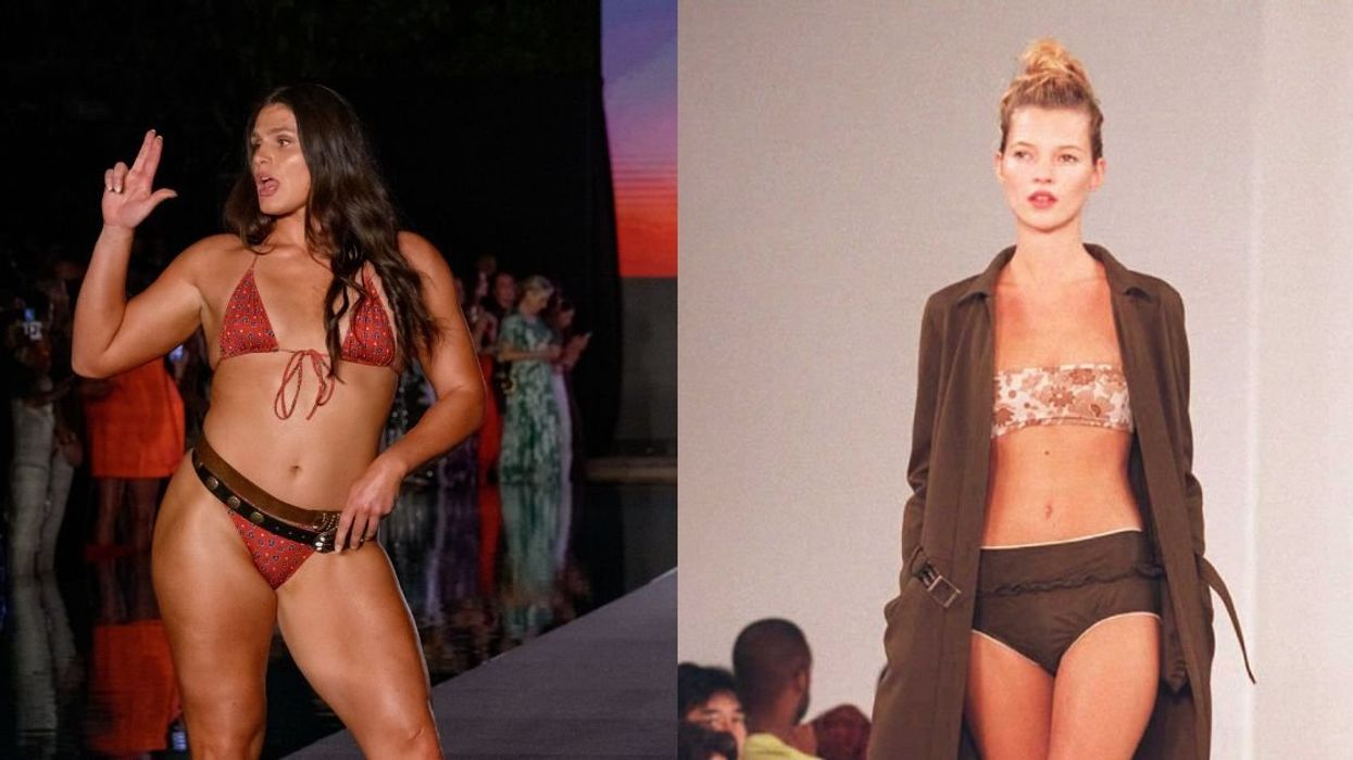 Ilona Maher; Kate Moss