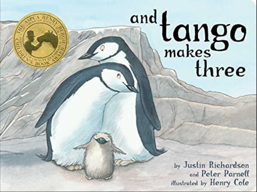 Image of the children's book "And Tango Makes Three."