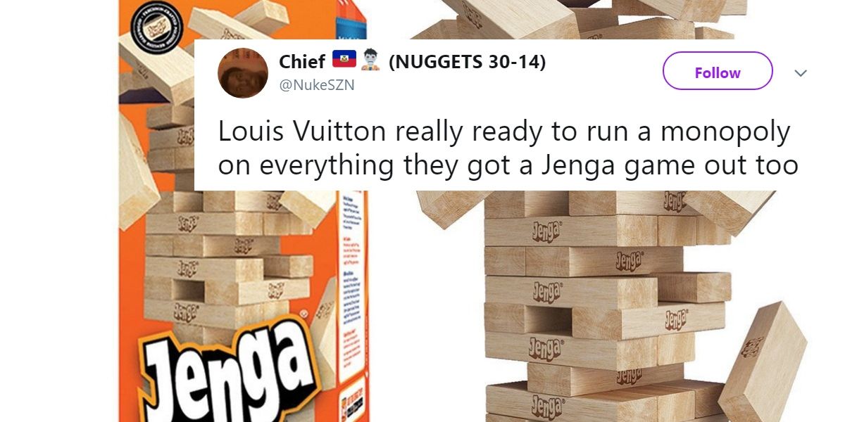 Louis Vuitton is Releasing a $2,400 Jenga Game and It's the Most