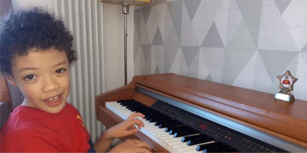 Young Boy Hits His Fundraising Goal For His School After Delighting Online Fans With His Lockdown Tunes