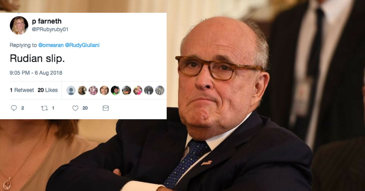 A Typo In Rudy Guiliani's Latest Tweet Led To An Onslaught Of Replies He Probably Wasn't Expecting 😬