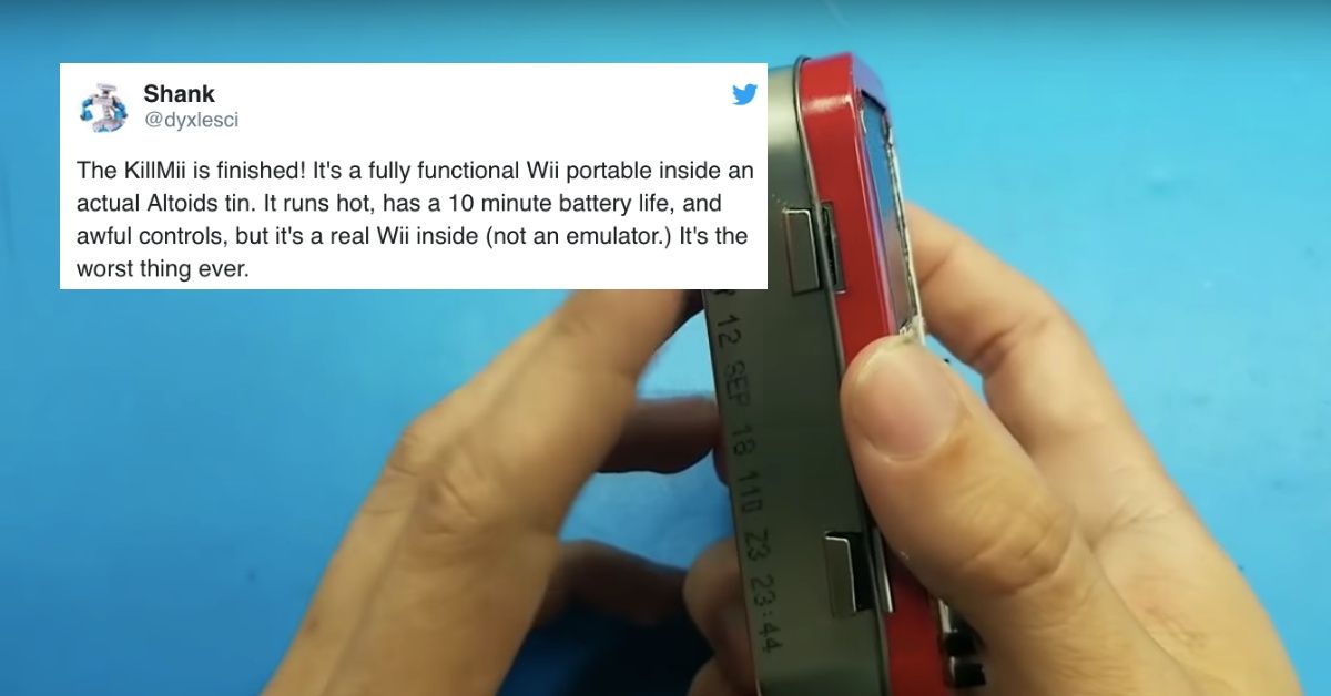 Someone Just Transformed A Tin Of Altoids Into A Functioning Nintendo Wii 😮