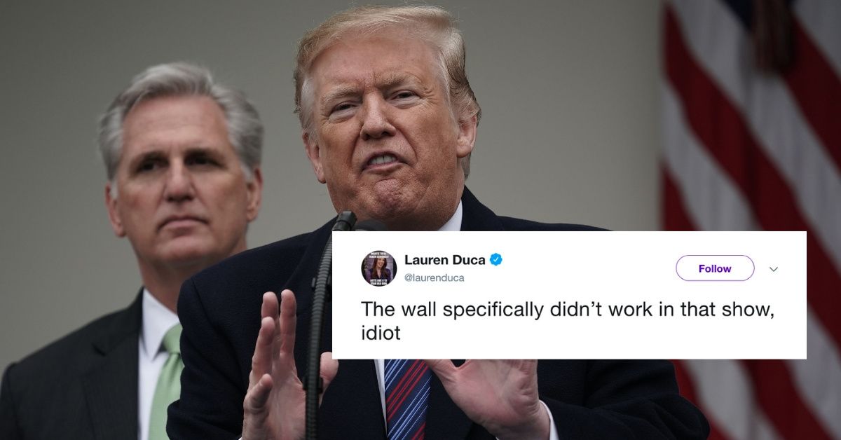 'Game Of Thrones' Fans Are Absolutely Shredding Trump For His Latest Wall Tweet
