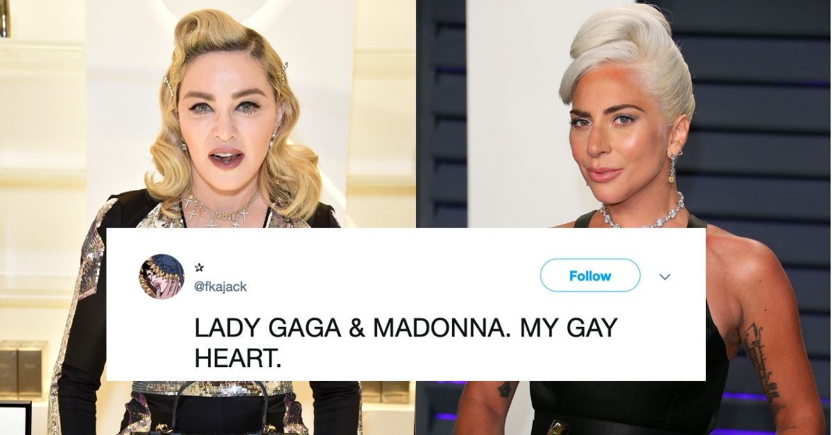 This Viral Photo Of Madonna And Lady Gaga After The Oscars Is Peak Women Supporting Women