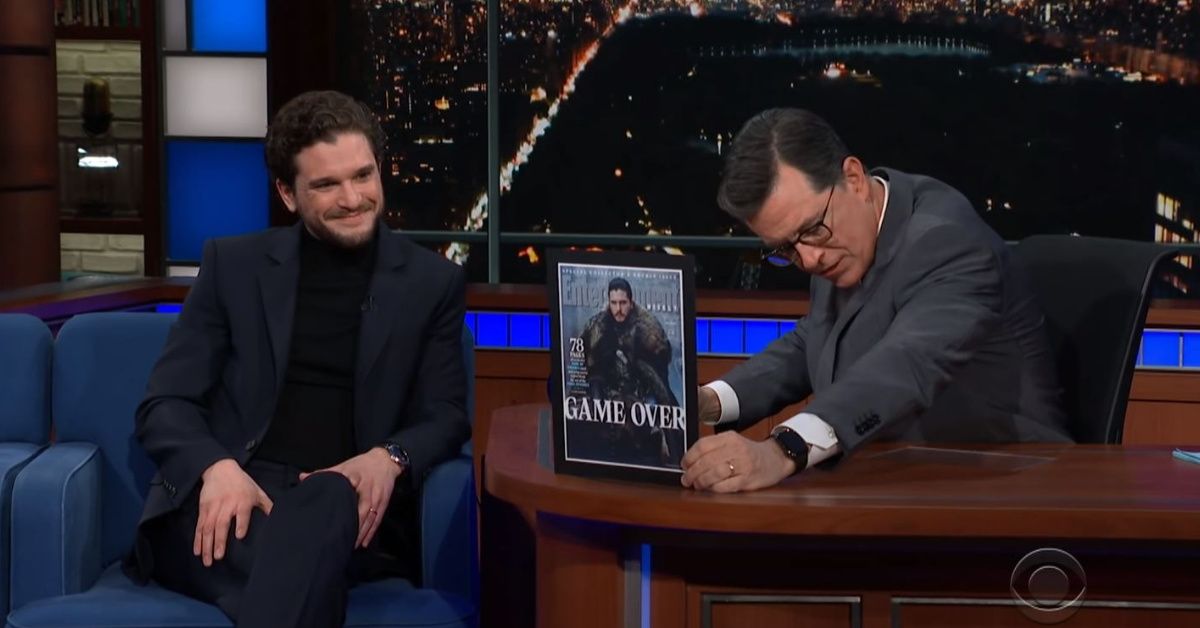 Stephen Colbert Just Hurled A Bunch Of 'Game Of Thrones' Ending Theories At Kit Harrington—And He Was Cool As A Cucumber