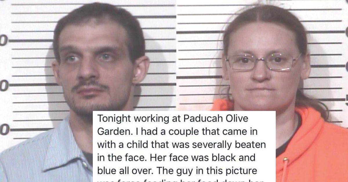 This Olive Garden Waitress' Facebook Post Led To The Arrest Of Two Alleged Child Abusers