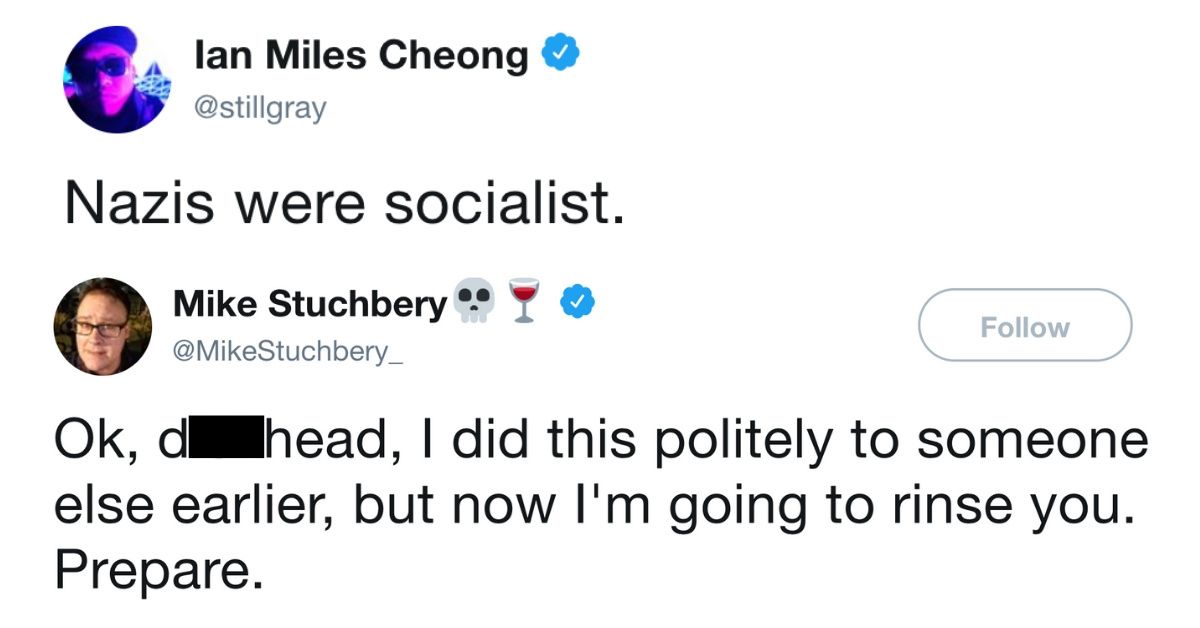 History Buff Methodically Destroys Commenter Who Claims 'Nazis Were Socialist'