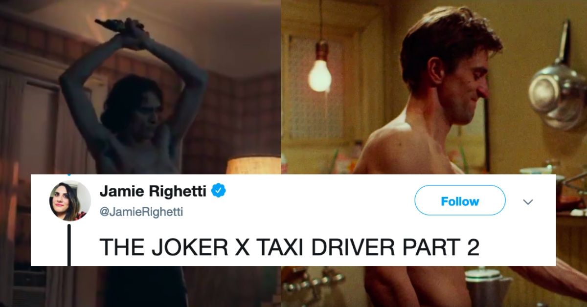 People Can't Help Noticing The Distinct Similarities Between The New 'Joker' Movie And Martin Scorsese's Classic Film 'Taxi Driver'