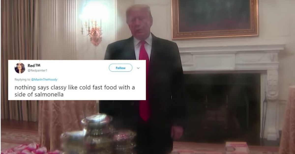 Someone Gave Trump's Speech About His Fast Food Spread The 'Veep' Treatment 😂