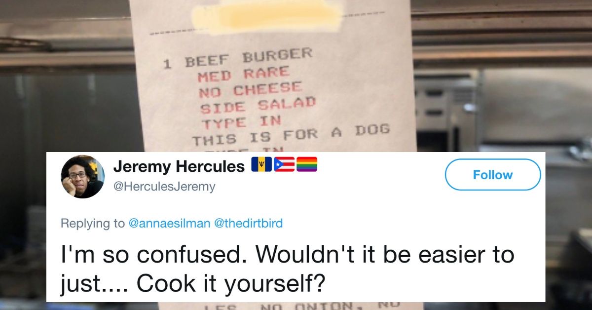 This Person's Order For Their Dog At A Fancy NYC Restaurant Is The Epitome Of Privilege