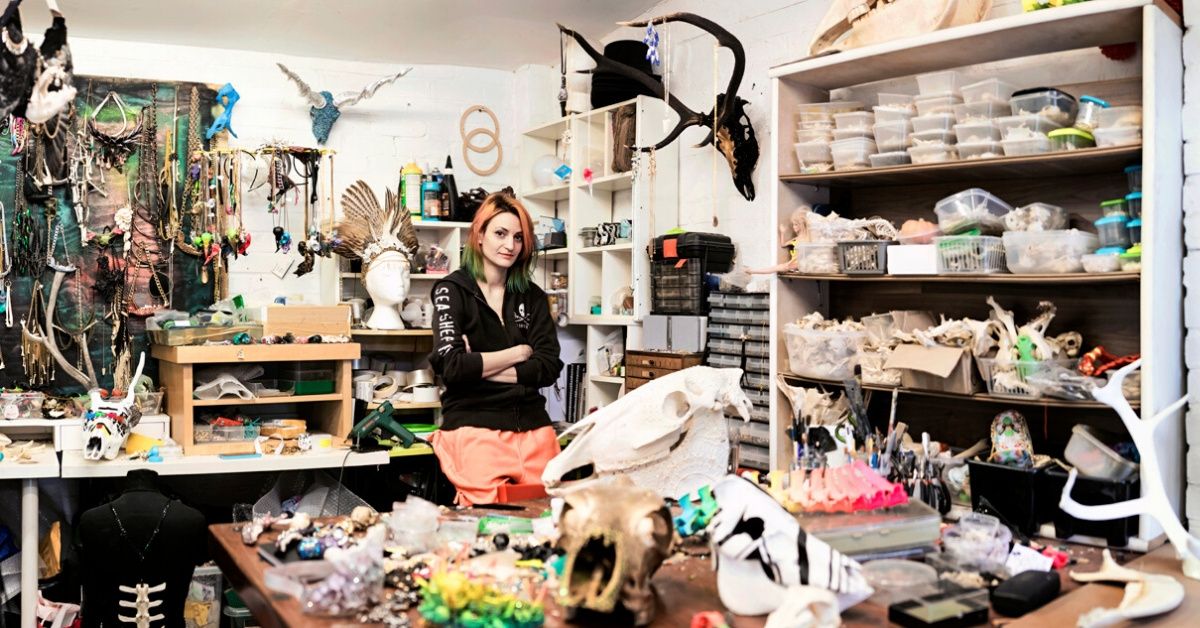 Vegan Entrepreneur Turns Roadkill Into Custom-Made Jewelry Pieces
