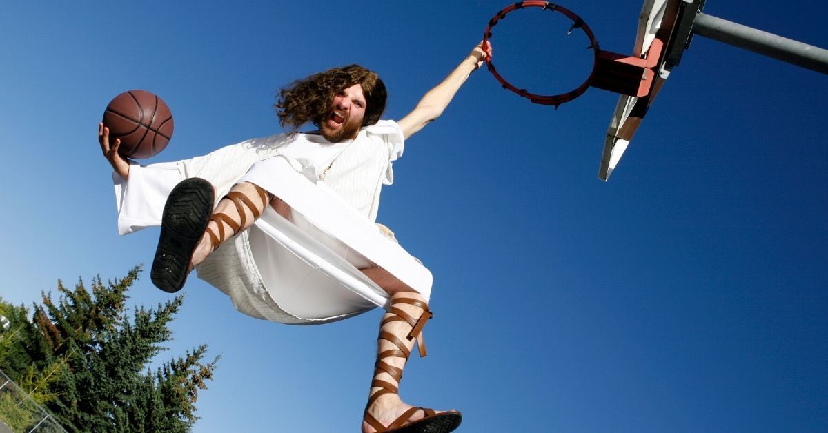 Bizarre Paintings Of Jesus As A Jock Have People Understandably Scratching Their Heads