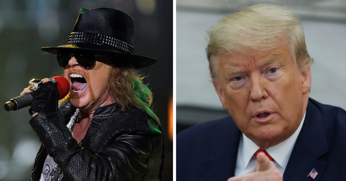 Guns N' Roses Frontman Axl Rose Returns From Three-Month Social Media Hiatus To Throw Shade At Trump